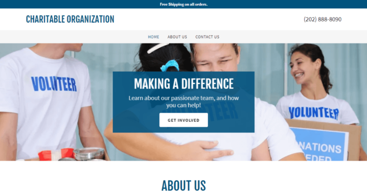 Charitable-Organization CHARITABLE ORGANIZATION DEMO